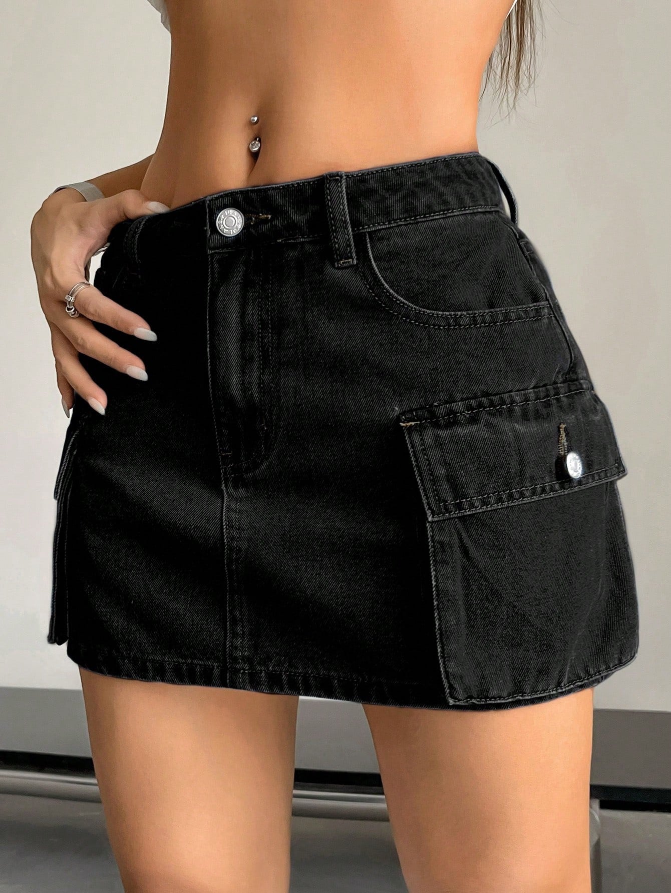 FALDA CARGO NEGRO