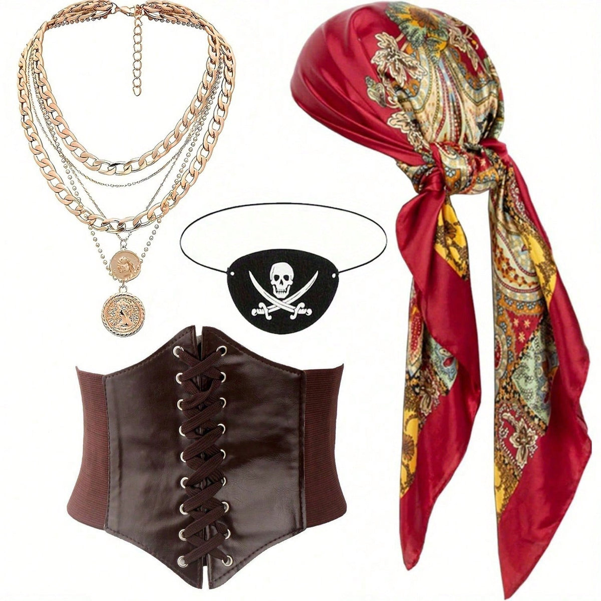 SET PIRATA DE 4 PIEZAS