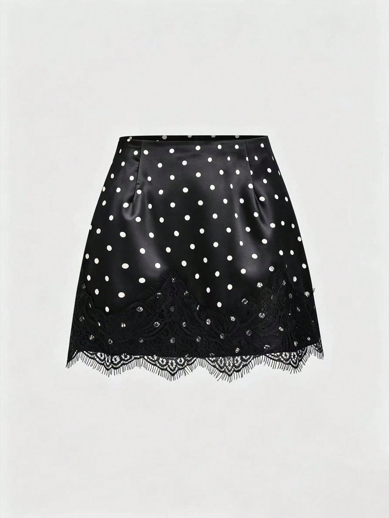 FALDA SATINADA POLKA DOTS