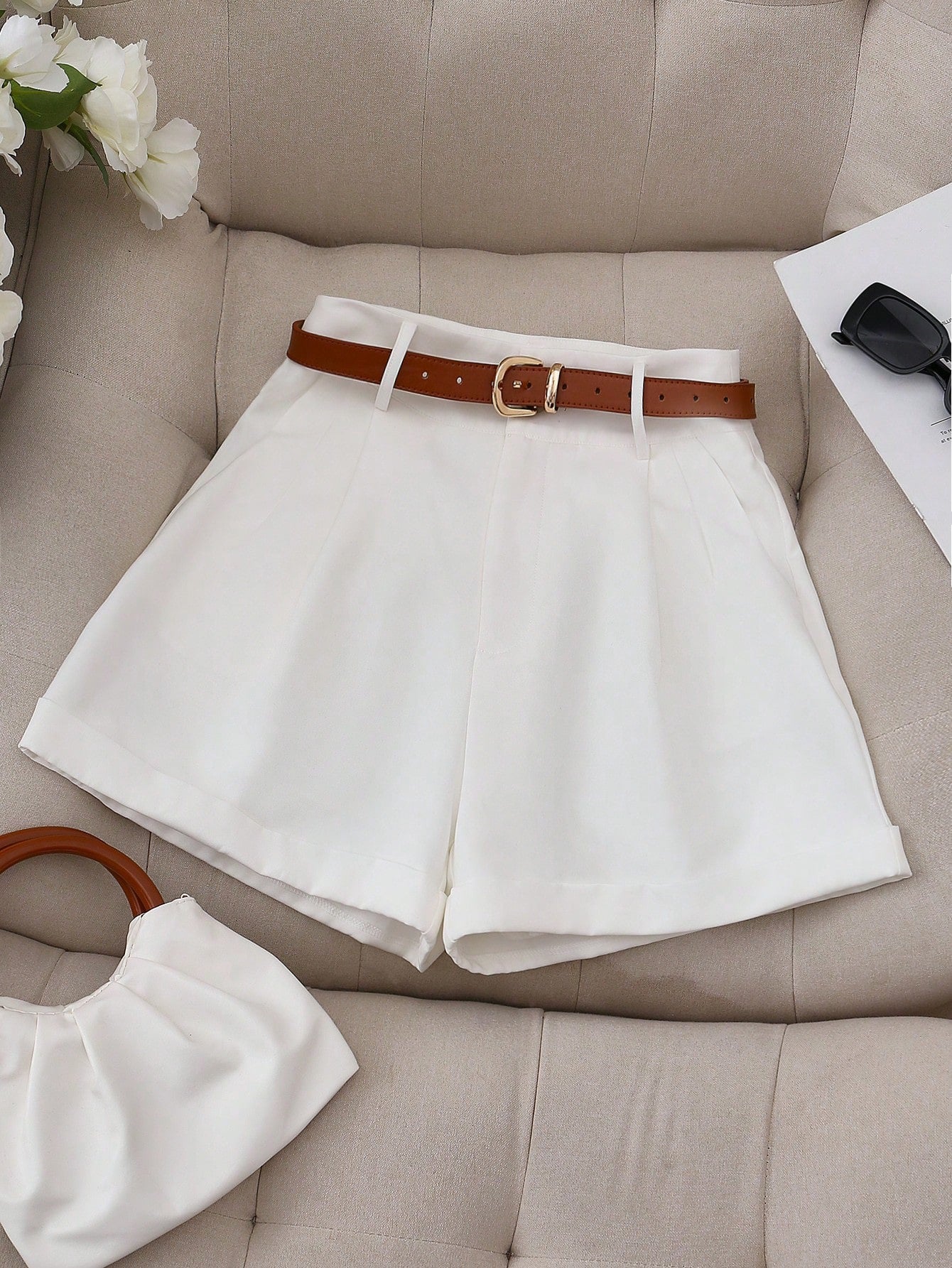 SHORT BLANCO CASUAL