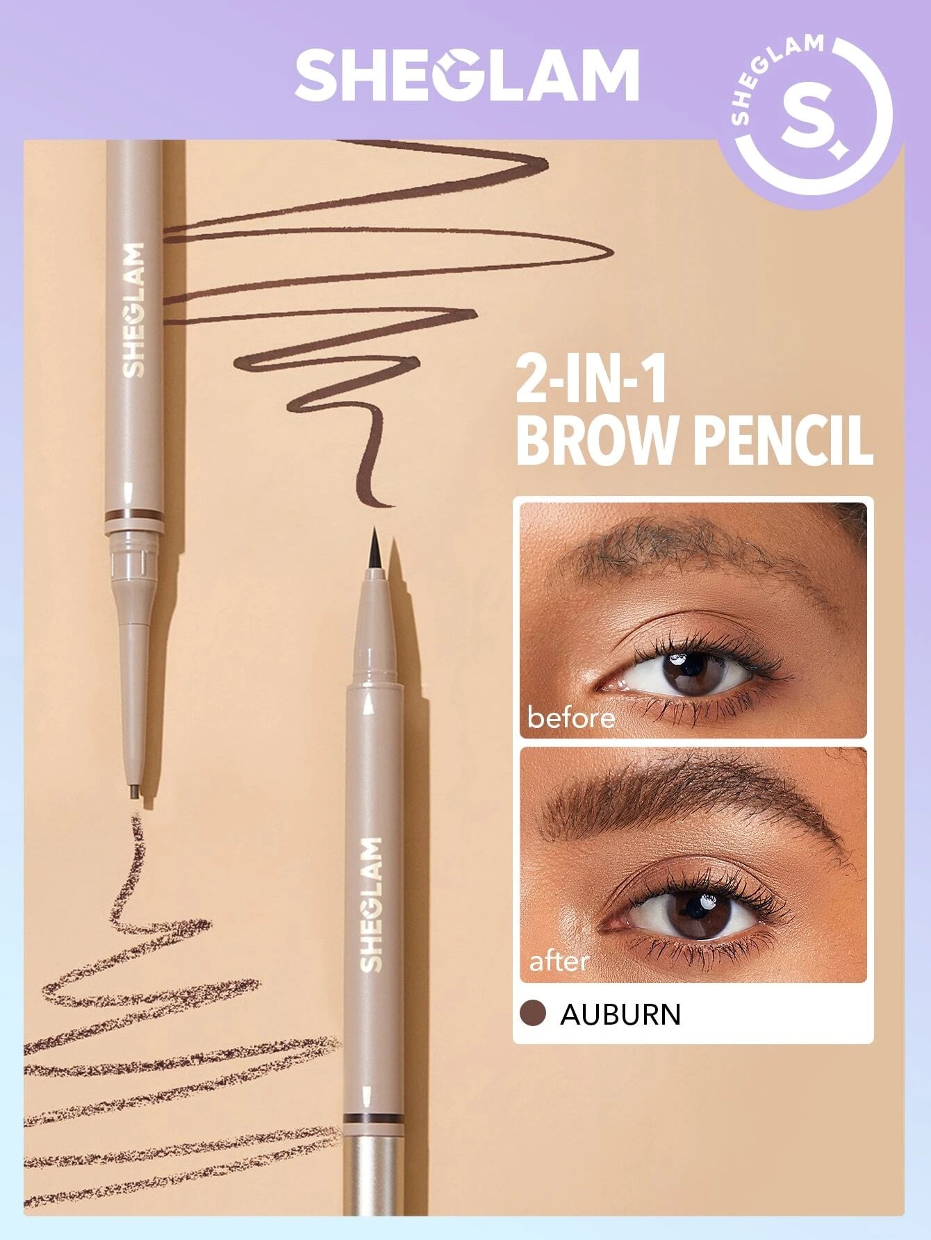LAPIZ DE CEJAS 2 EN 1