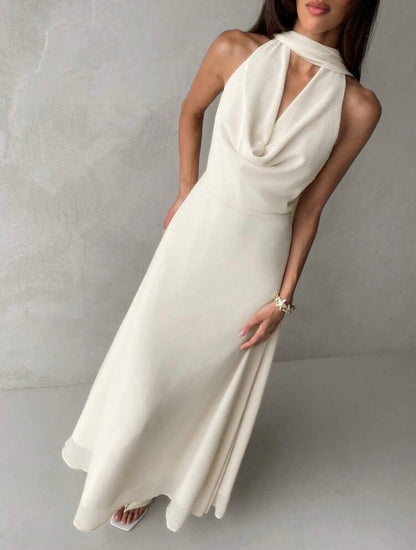 VESTIDO LARGO CORTE A