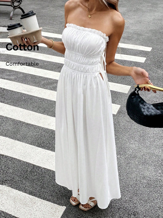 VESTIDO SIN MANGAS BLANCO