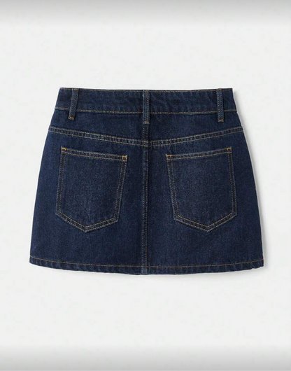 DENIM MINI SKIRT