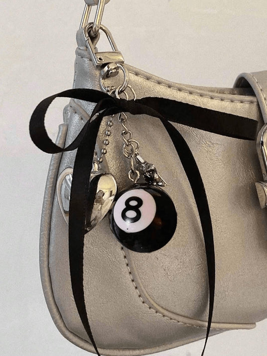 BAG CHARMS 8 BALL