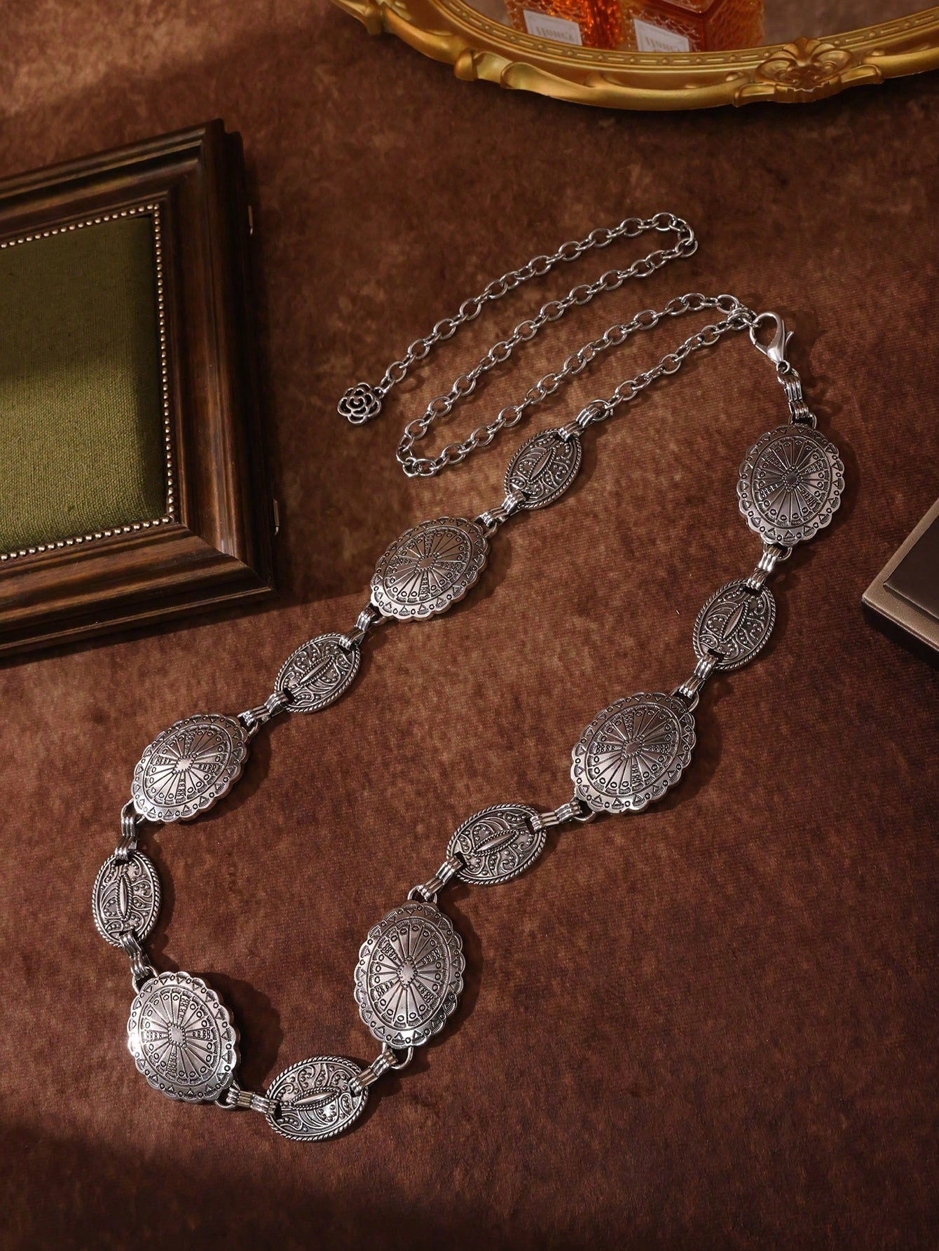 CADENA BOHO PLATEADA
