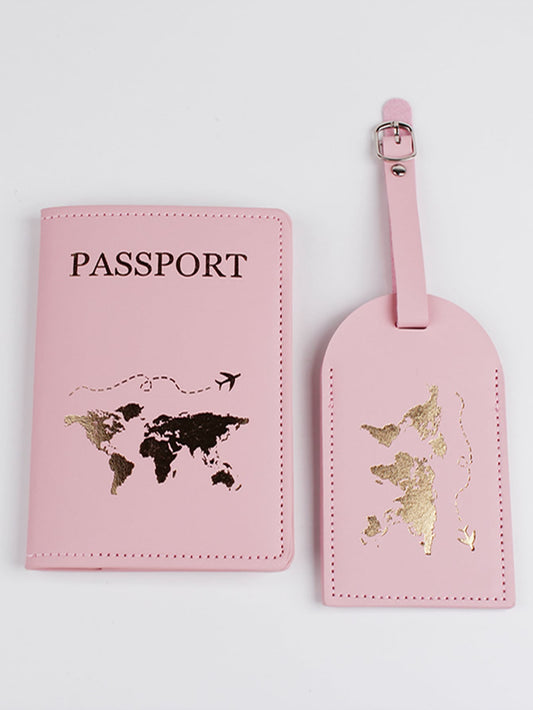 PORTA PASAPORTE ROSA