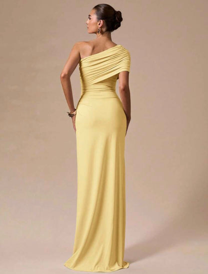 VESTIDO ASIMÉTRICO AMARILLO