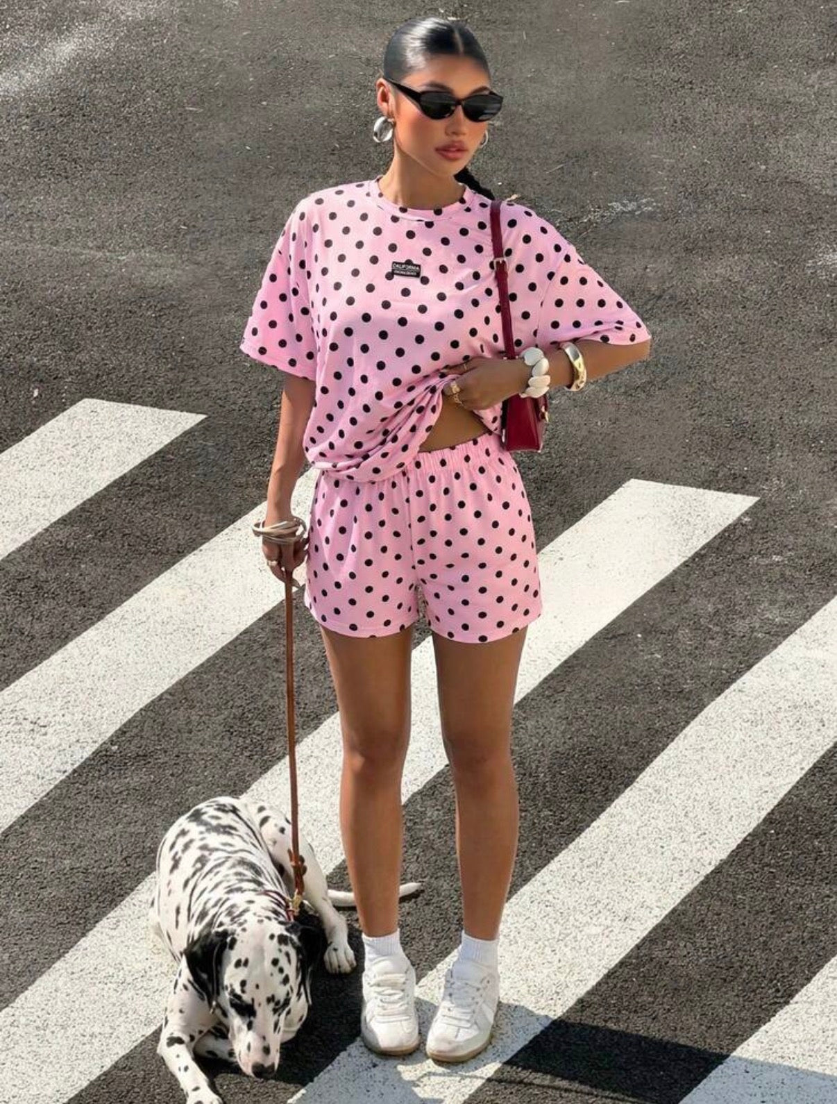 SET (t-shirt + short) POLKA DOTS