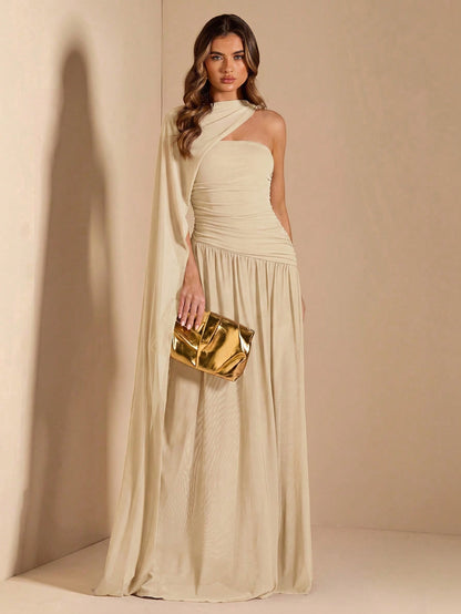 VESTIDO SIN MANGAS CON FRUNCIDO