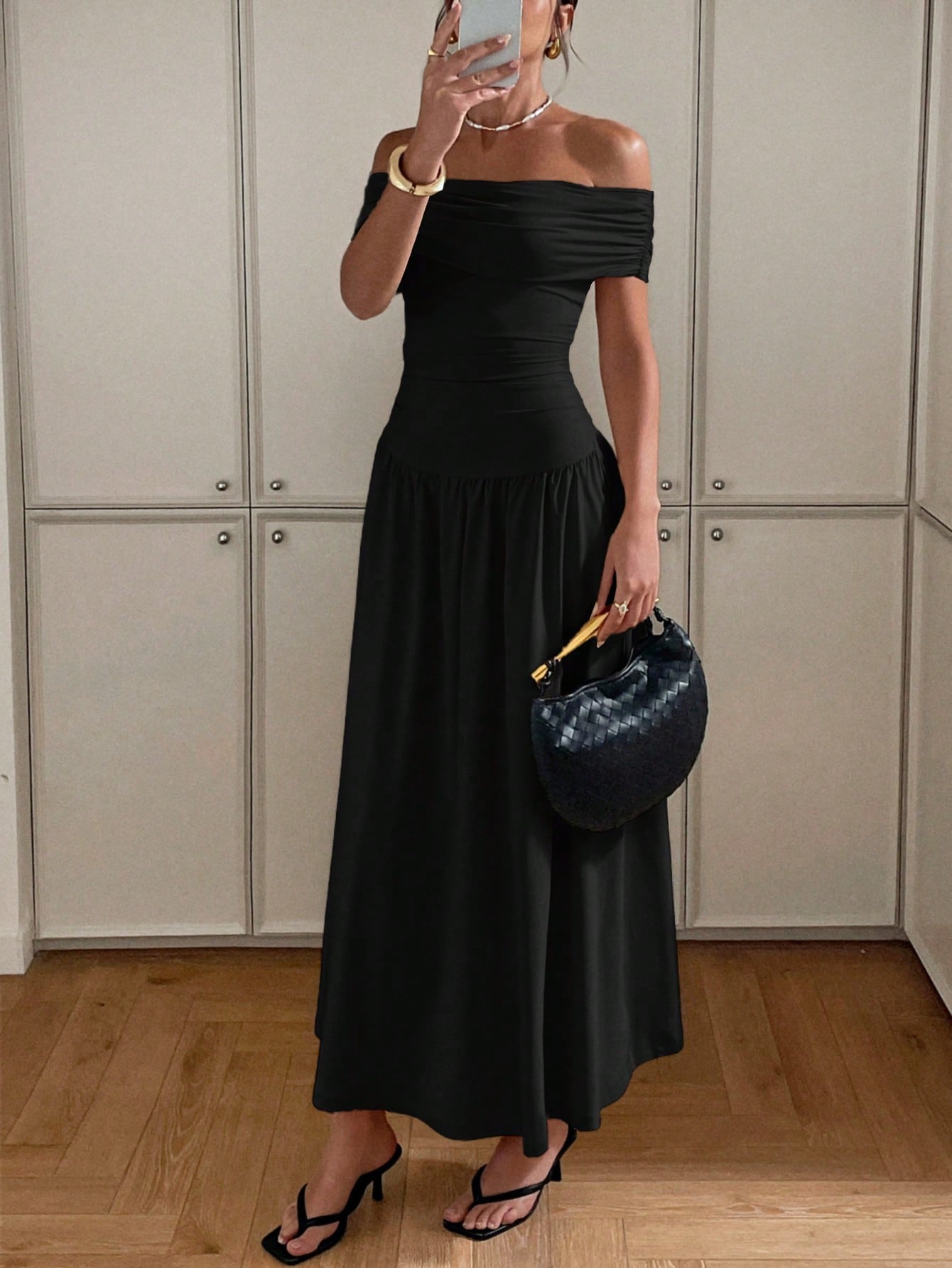 VESTIDO OFF SHOULDER