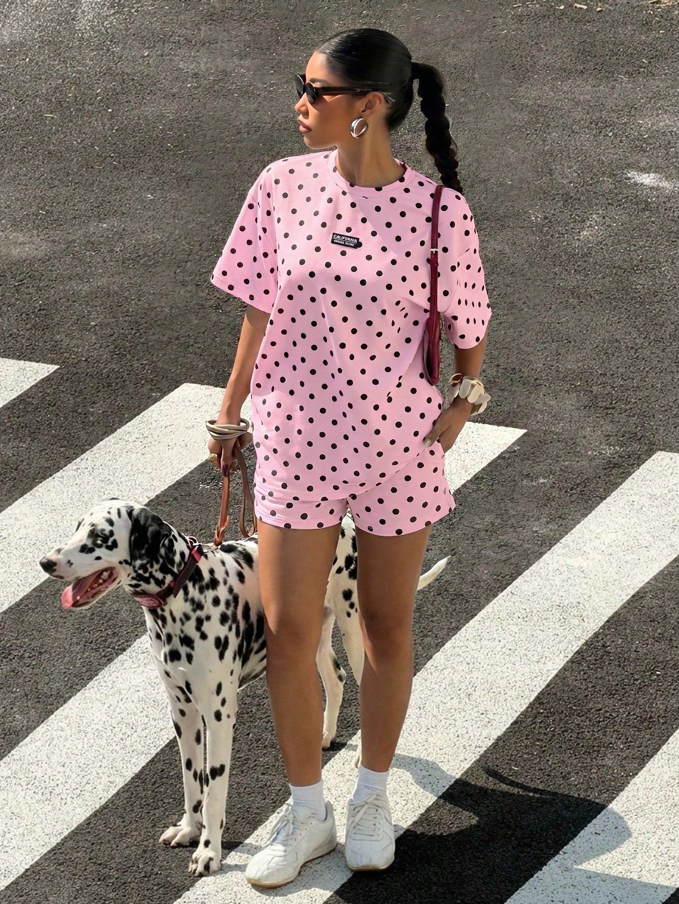SET (t-shirt + short) POLKA DOTS