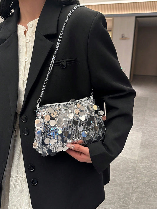 CARTERA DE LENTEJUELAS
