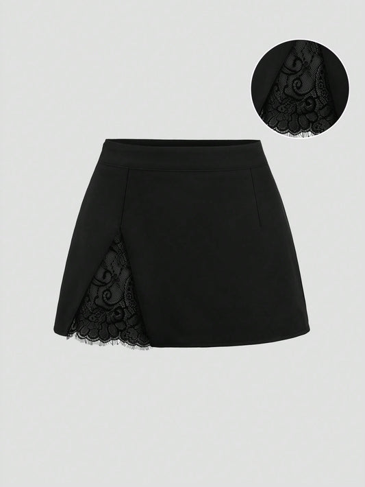 MINI SKIRT CON ENCAJE