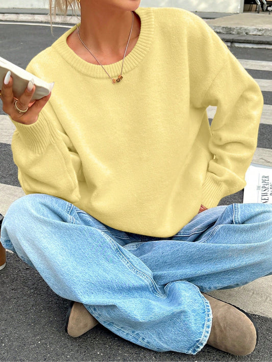 SUÉTER HOLGADO AMARILLO