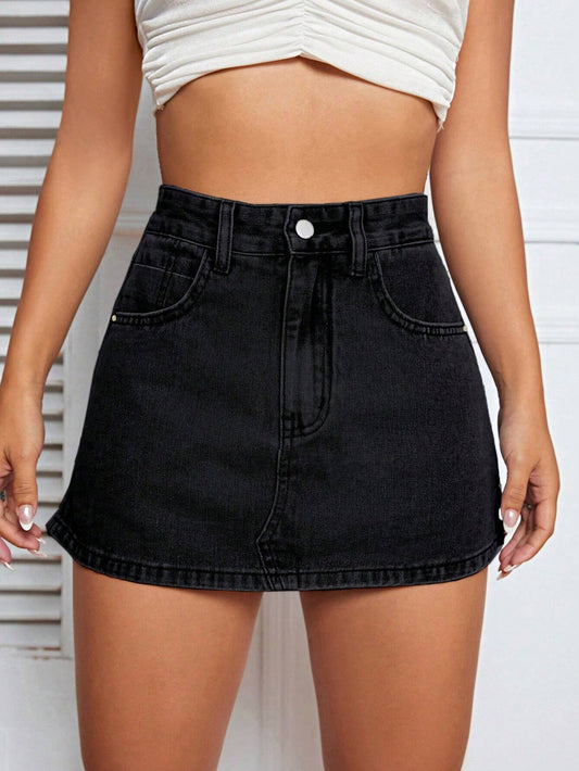 FALDA SHORT DENIM